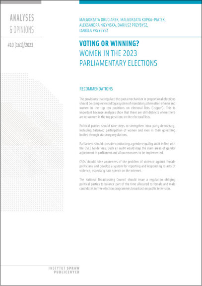 Voting or winning? Women in the 2023 parliamentary elections