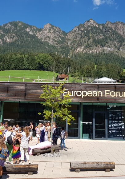 On strengthening civil society at the European Forum Alpbach in Austria