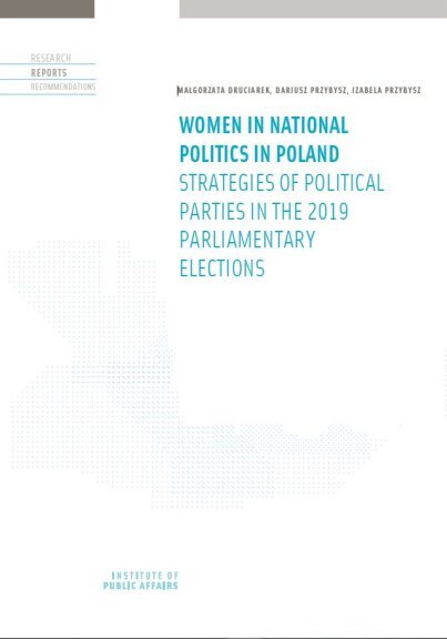 Women in national politics in Poland. Strategies of political parties in the 2019 parliamentary elections
