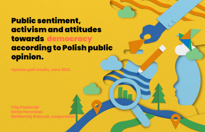 Public sentiment, activism and attitudes towards democracy according to Polish public opinion. Opinion poll results, June 2023
